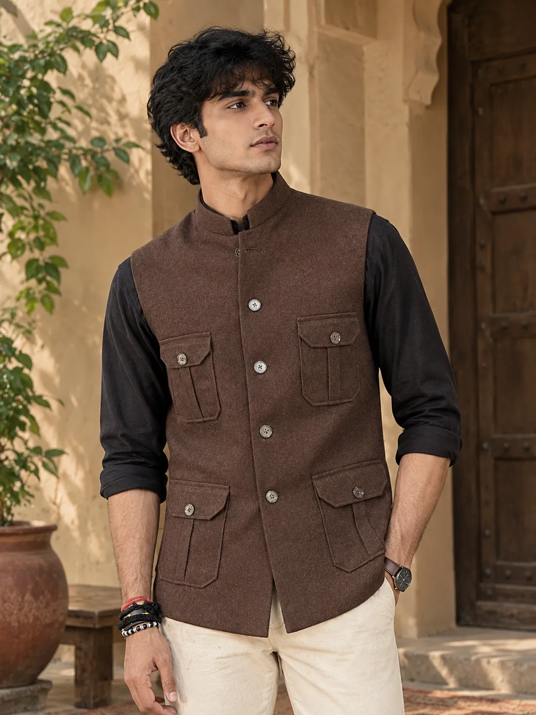 Chocolate Brown jacket 1