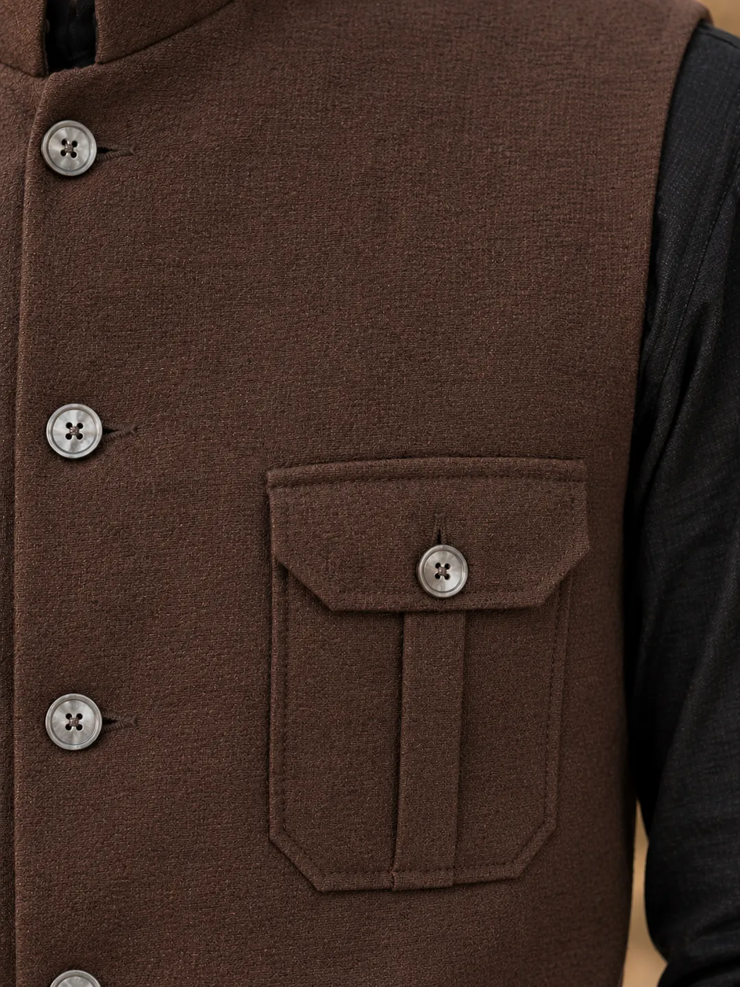 Chocolate Brown jacket 3