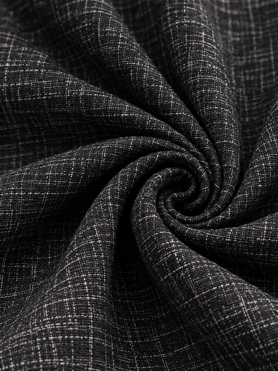 Premium Black Handwoven Khadi 1