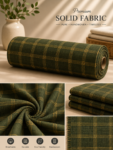 Dark Green Handwoven Khadi Cotton