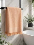 Khadi towel orange 1